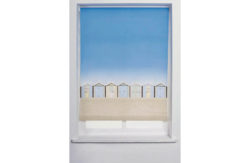 Collection Beach Hut Roller Blind - 3ft - Multicoloured